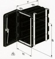 Unterbau-Werkzeugkasten, BxHxT: 350x650x600mm, 3-Punkt-Verriegelung mit Sicherheits-Drehriegel