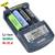 función AccuPower Li-Ion / Ni-MH / Ni-Cd cargador de batería IQ328 + Display / descarga