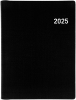 BIELLA Taschenagenda Rex Wire-O 2025 825773020025 1W/2S schwarz ML 10.1x14.2cm