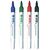 ValueX Whiteboard Marker Bullet Tip 2mm Line Assorted Colours (Pack 4)