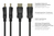 Anschlusskabel DisplayPort an DVI-D 24+1 Stecker, Full HD, vergoldete Kontakte, CU, schwarz, 5m, Goo