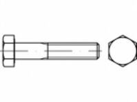 TOOLCRAFT TO-5401542 hatlapfejű csavar M18 170 mm külső hatlap ISO 4014 galvanikusan cinkezett acél 25 db