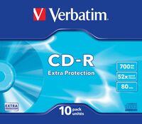 CDR DATALIFE 48X 700 MB P SLIM TRAY CART. 10 PACK EX/PRO Üres CD-k
