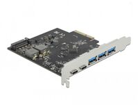 PCI Express x4 Card to 2 x USB Type-Cª + 3 x USB Type-A - SuperSpeed USB 10 GbpsInterface Cards/Adapters