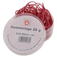 Gummiringe, Ø80mm, 25g, rot WIHEDÜ 510.064