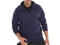 Click Sweatshirt Met Rits marine M