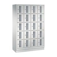 CLASSIC locker unit, compartment height 295 mm, with plinth
