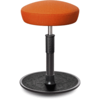 Sitz- Stehhocker Free Regular Hutsitz kvadrat Remix Orange schwarz /schwarz