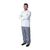 Whites Vegas Unisex Chef Jacket in White - Polycotton with Long Sleeves - XS