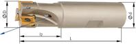 Schaftfräser zylindrisch D16mm Z2 für APKT/APMT 1003. FORMAT