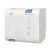 Tork T3 Folded Toilet Tissue 2-Ply 242 Sheets (Pack of 36) 114271