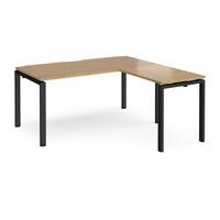 Adapt single straight desk with return desk