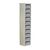 Post box lockers - 140 Series, light grey with 10 compartments