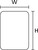 Panel-Etiketten für Thermotransferbedruckung 27x18mm weiß