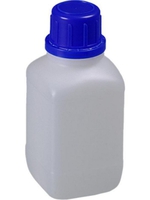 250ml Narrow mouth square bottles HDPE with tamper-evident screw cap