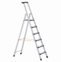 Stepladders with treads and padded front edges Number of steps 5