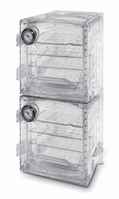 LLG-Vacuum desiccator cabinets polycarbonate square form "Heavy Duty" Type VDC-41U