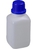 250ml Narrow mouth square bottles HDPE with tamper-evident screw cap