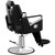 Profesjonalny fotel fryzjerski barberski z podnóżkiem obrotowy TURIN Physa czarny