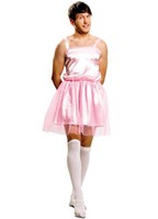 Disfraz de Bailarina rosa para hombre M-L