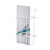 Leaflet Hanger / Wire Brochure Holder / Leaflet Dispenser / Wire Leaflet Holder for Shelves | wire without ⅓ A4 (DL)