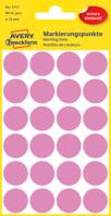 Markierungspunkte, Ø 18 mm, 4 Bogen/96 Etiketten, rosé