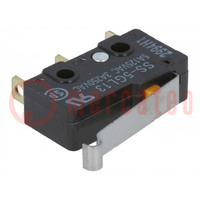 Microswitch SNAP ACTION; 5A/125VAC; SPDT; Rcont max: 30mΩ; Pos: 2