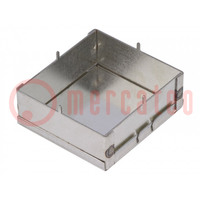 Enclosure: shielding; X: 50mm; Y: 54mm; Z: 19mm; steel; Series: PBC