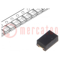 PIN photodiode; SMD; 950nm; 750÷1050nm; 120°; flat; black