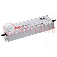 Power supply: switched-mode; LED; 186W; 24VDC; 3.9÷7.8A; 90÷305VAC
