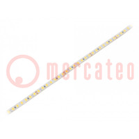 Cinta LED; blanco neutral; 2835; 24V; LED/m: 168; 5mm; blanco PCB