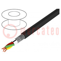 Cable: DMX; HELUSOUND®; 4x0,34mm2; cuerda; 110Ω; -25÷70°C; Hilo: Cu