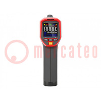 Infrared thermometer; colour,LCD; -32÷1300°C; Accur.(IR): ±1.5°C
