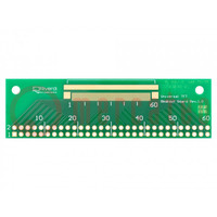 Adapter; pin strips,ZIF FFC; Features: ZIF 60pin socket