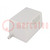 Enclosure: for power supplies; vented; X: 65mm; Y: 92mm; Z: 57mm; ABS