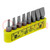 Kit: screwdriver bits; slot; 30mm; Mounting: 1/4" (C6,3mm); 8pcs.