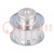 Belt pulley; AT5; W: 10mm; whell width: 21mm; Ø: 21.05mm; aluminium