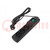 Plug socket strip: protective; Sockets: 3; 250VAC; 10A; black