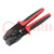 Tool: for crimping; terminals