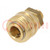 Quick connection coupling; 0÷35bar; brass; 40mm; 1000l/min