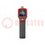 Thermomètre infrarouge; couleur,LCD; -32÷1300°C; Rés.opt: 30: 1