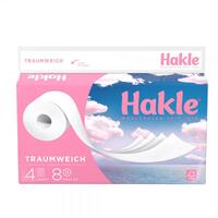 Hakle Traumweich Toilettenpapier, 4-lagig, 1 VE = 8 Rollen à 130 Blatt
