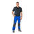 Planam Bundhose Norit blau-schwarz aus Stretchgewebe, Größen: 24-29, 42-64, 90-1 Version: 48 - Größe: 48