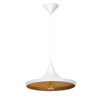 Luxus Pendel Lampe Wohnraum Decken Beleuchtung Hänge Leuchte weiß gold Kanlux 24300