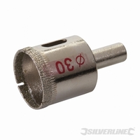 SCIE-CLOCHE DIAMANTÉE 30 MM SILVERLINE 656637