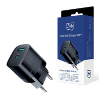 CHARGEUR SECTEUR 33W - 3MK HYPER GAN CHARGEUR NOIR 5903108541268