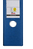 Geplastificeerde hefboommap Falken A4 rug 7,5 cm blauw