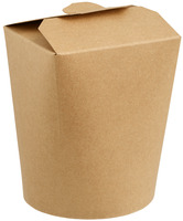 Snackbox; 500ml, 8x10 cm (ØxH); braun; 50 Stk/Pck