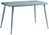 Tisch Atelio rechteckig; 120x75x76 cm (LxBxH); vintage blau; rechteckig