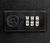 Schlüsselkasten mit Zahlenschloss / Schlüsselschrank, Modell Tresor für 60 Schlüssel, Wandmontage, schwarz (20091)